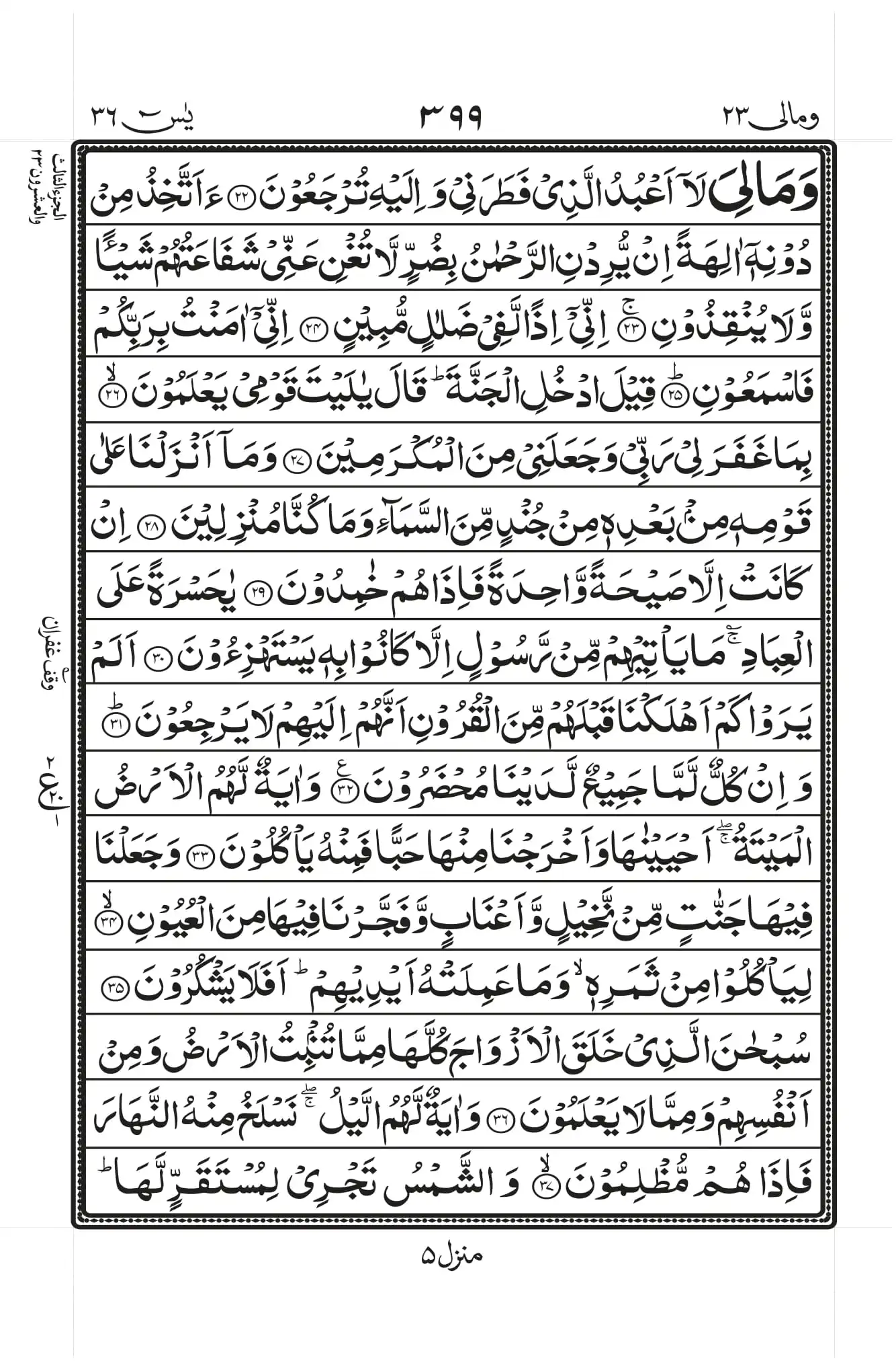 surah yaseen 3