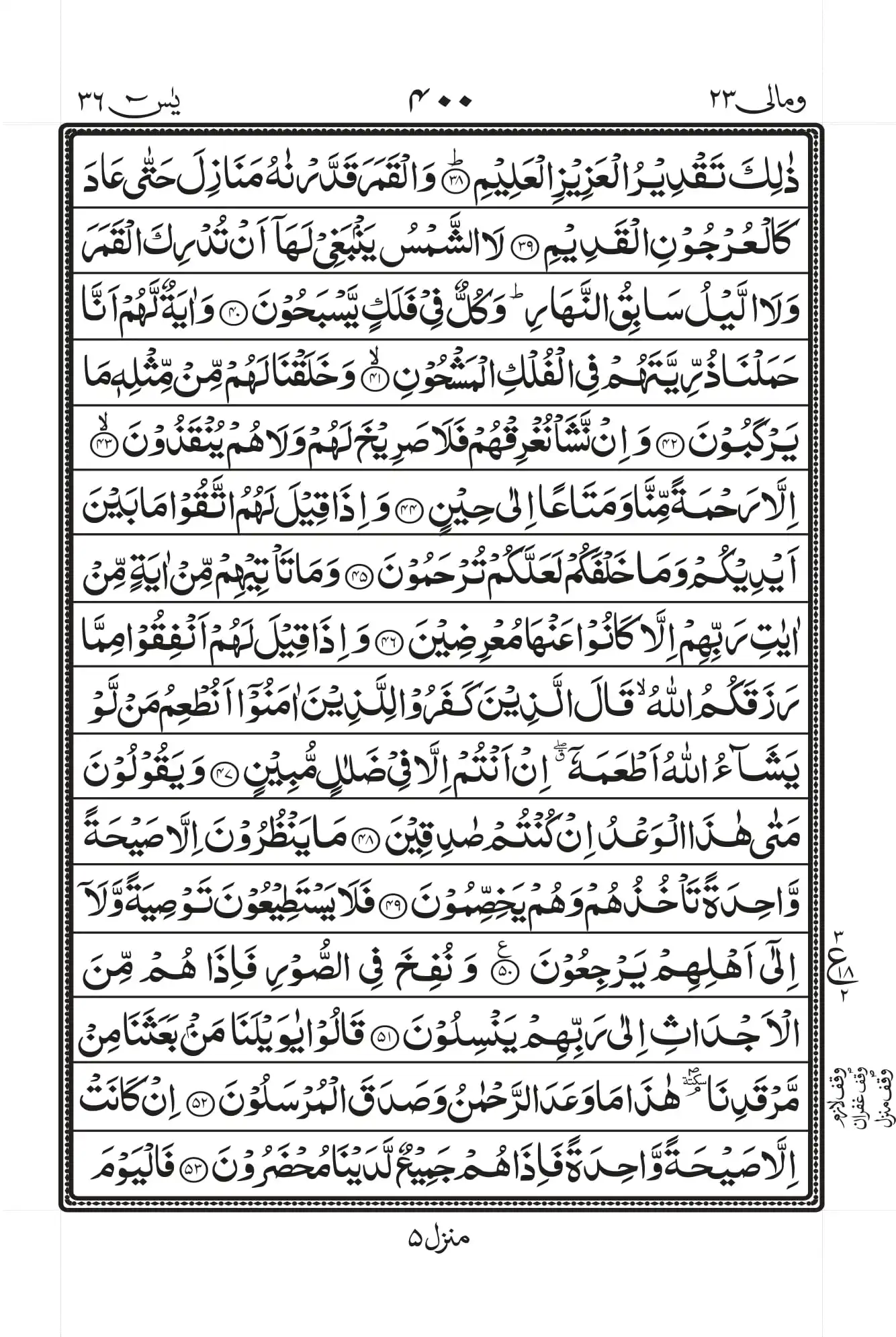 surah yaseen 4